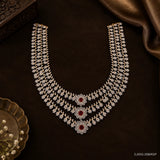 Aadhya Ethika Red Long Necklace, view 6