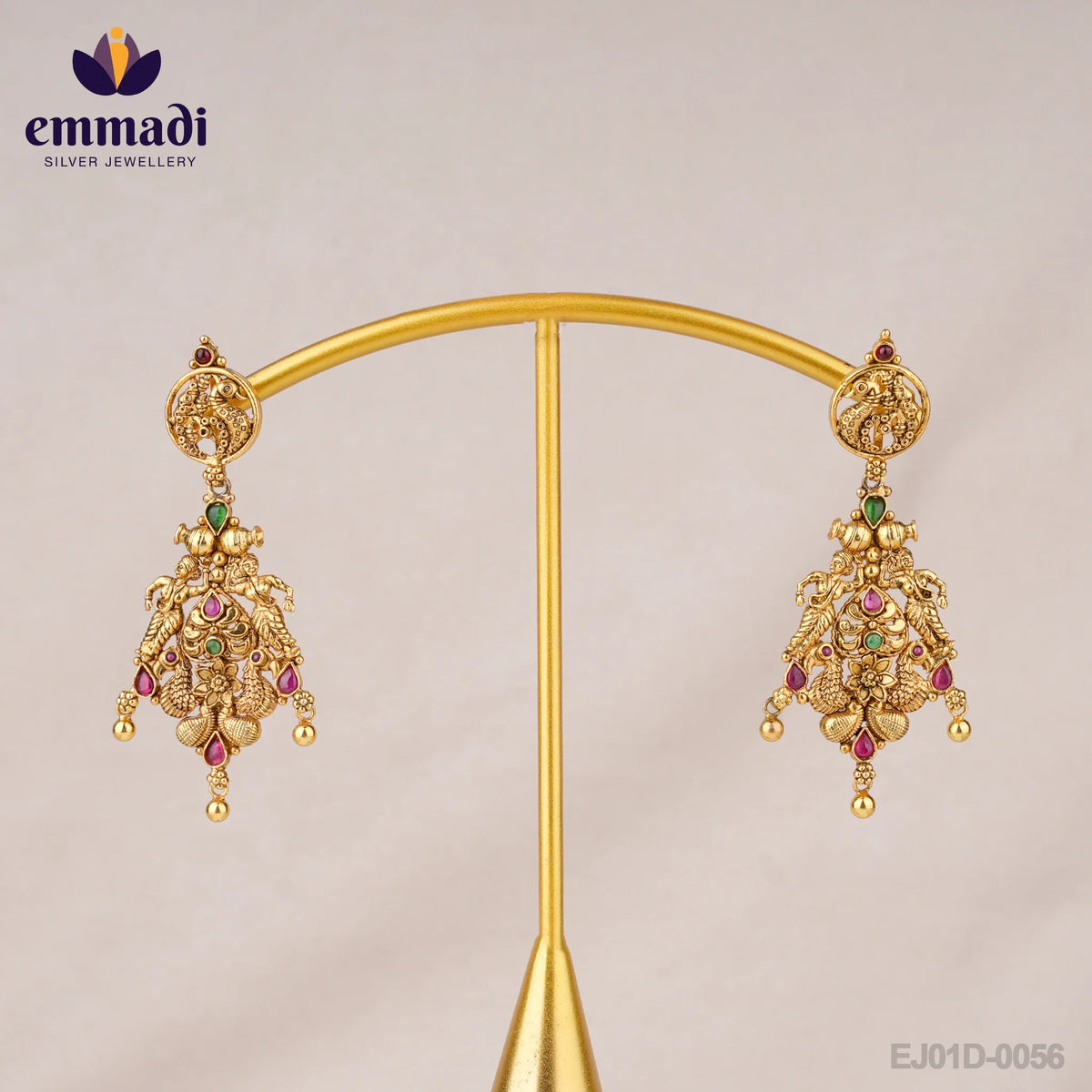 Suvarna Nakshi Jewels- Indian Elegance in Handcrafted Gold-Plated Multi Hangings