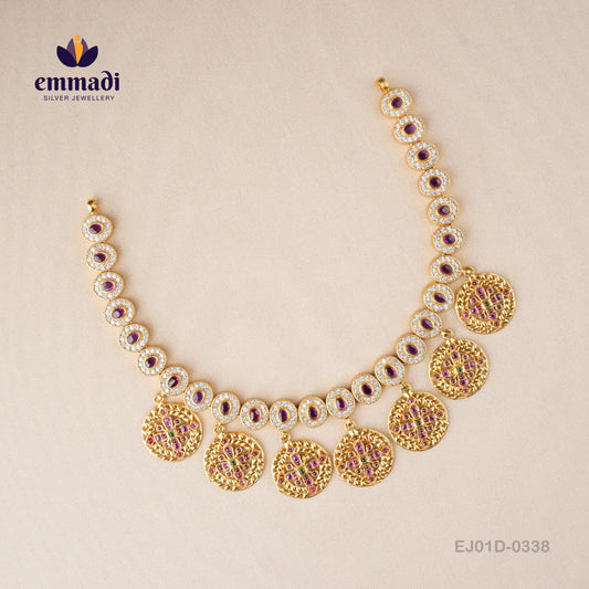 Adya Cz Multi Necklace