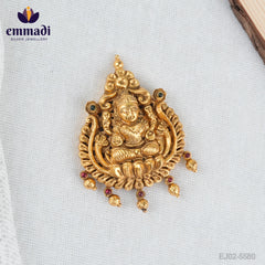 Anuga Nakshi Multi Pendant: Handcrafted with Pure Gold Plating 92.5 Silver by Emmadi Jewellers