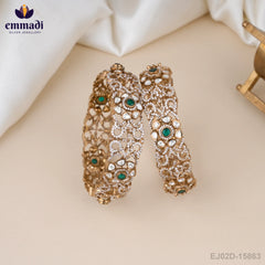 Ditsa Victorian Green Bangles