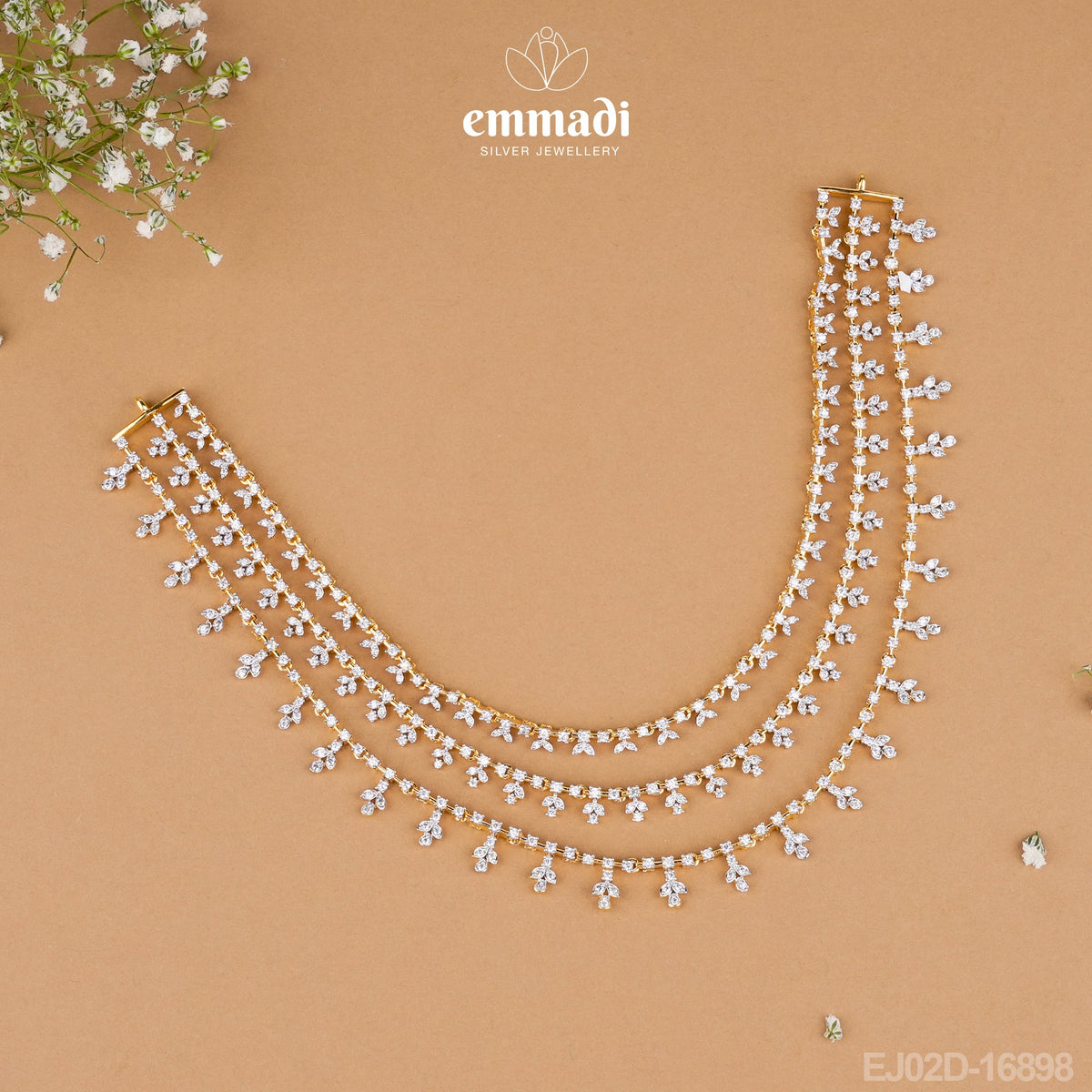 Sumirta Premium CZ White Necklace