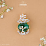 Subhdra & Subhagya Premium CZ Green Jewelry Collection
