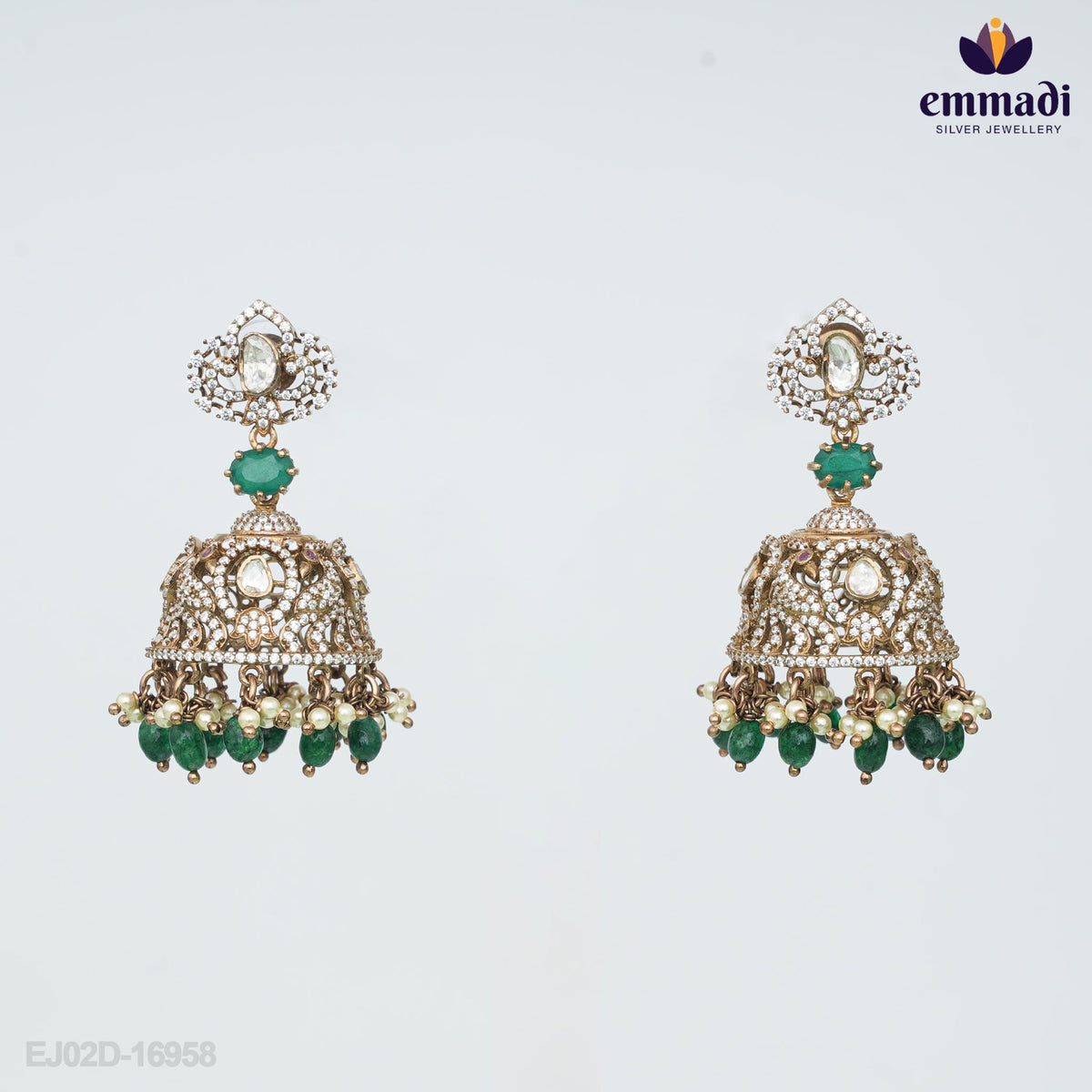 Soni's Handcrafted Victorian Buttalu Green