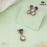 Victorian Blue Pendant and Hangings by Smt. Mamta and Savitri