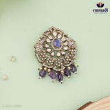 Sapna's Handcrafted Victorian Blue Pendant