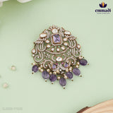 Sajiya Victorian Blue Stone Pendant