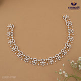 Rupa and Runiya Premium CZ Necklace and Hangings Set