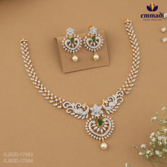 Rukshar Premium CZ Necklace and Hangings