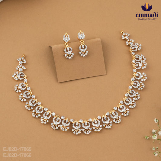 Ruksar Premium CZ Necklace and Hangings