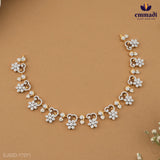 Rucksana & Ruckmani Premium CZ Necklace and Studs Set