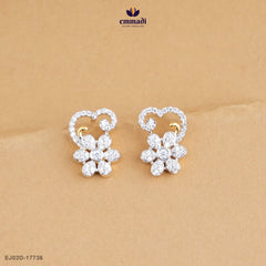 AMRYTTE Silver Studs with Premium CZ