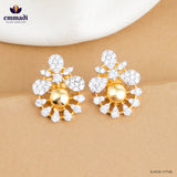 Ananditha Elegant Premium CZ White Studs
