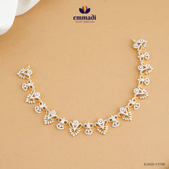 ANASUYAH Elegant White CZ Necklaces