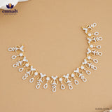 Anjalee Elegant White CZ Necklace