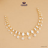 ANJANI Elegant White CZ Necklace