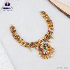 NAKSHI MULTI NECKLACE: Exquisite Indian Jewellery crafted with Pure Gold Plating and Pure 92.5 Silver