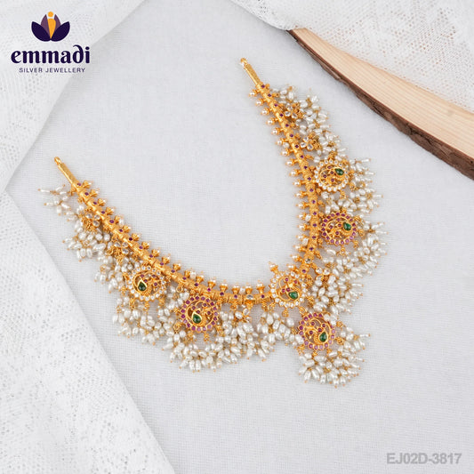 Shilpa's Guttapusalu Multi Necklace: Ethereal Indian Jewelry