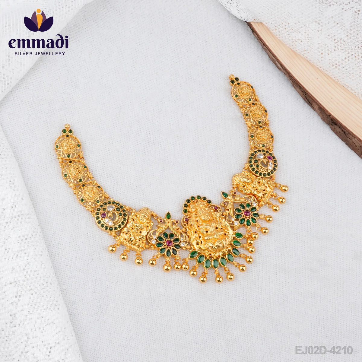 NAKSHI MULTI NECKLACE: Exquisite Indian Jewellery crafted with Pure Gold Plating and Pure 92.5 Silver