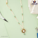 Harsa Moissanite Yellow Necklace