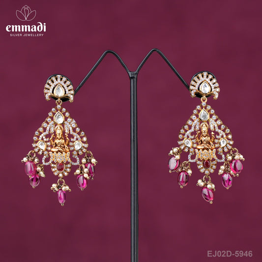 Shubha Moissanite Victorian Multi Ear Tops/Studs