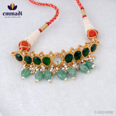 Kundan Green Choker: Indian Elegance in Jewellery Craftsmanship