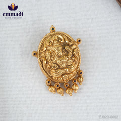 Anugraha Nakshi Multi Pendant: Handcrafted with Pure Gold Plating 92.5 Silver by Emmadi Jewellers