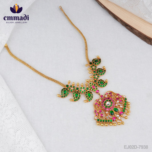 Riya's Kundan Multi Long Necklace - Handcrafted Indian Jewellery