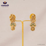 Priya's Nakshi Green Hangings: Handcrafted Indian Jewellery