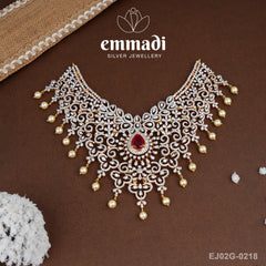 Rania Premium Cz Red Choker