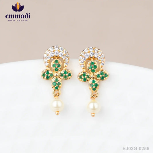 Ruana Premium Antique Green Studs