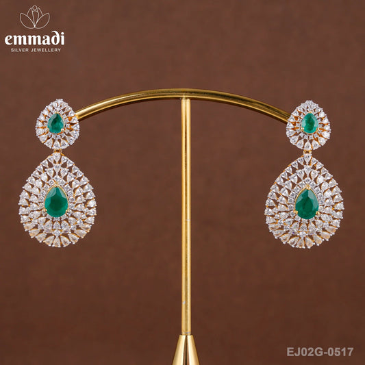 Ucita Premium Cz Green Hangings