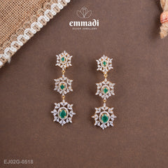 Udana Premium Cz Green Hangings