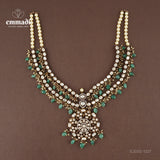 Bedika Victorian White Long Necklace
