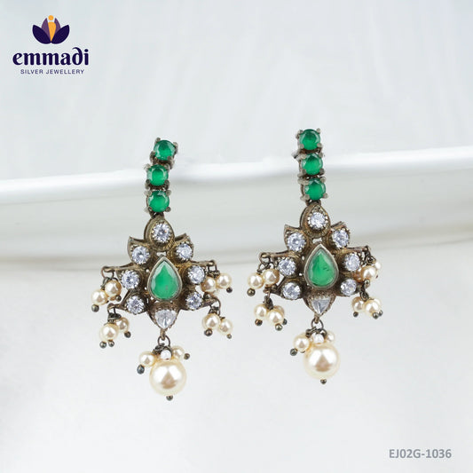 Bhadra Victorian Green Hangings