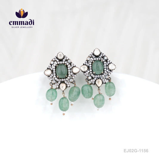 Chetta Victorian Green Studs