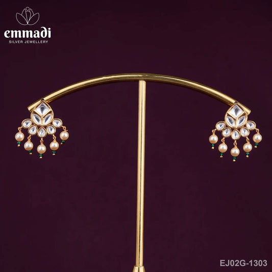 Dharma Moissanite White Studs