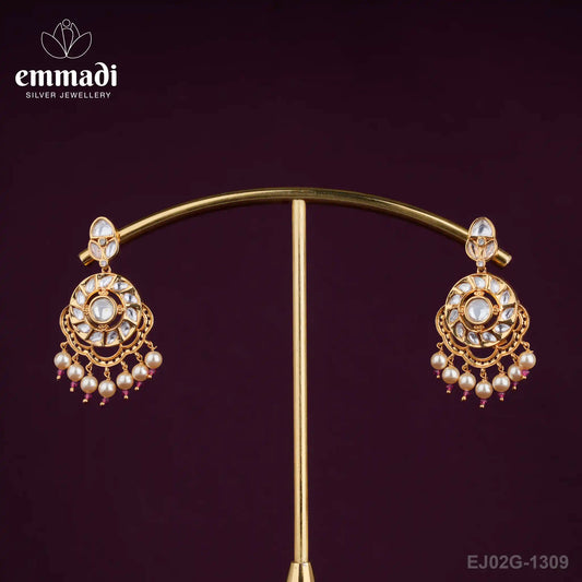 Dharsa Moissanite White Hangings