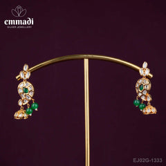 Diksha Moissanite Green Hangings