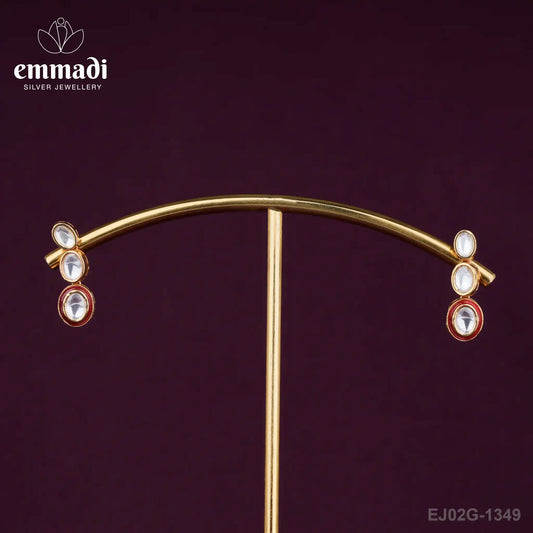 Dipika Moissanite White Hangings