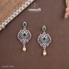 Hamara Premium Cz Green Hangings