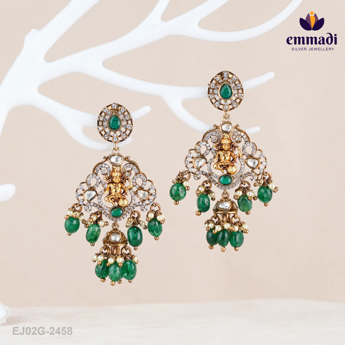 Meghna Victorian Green Hangings