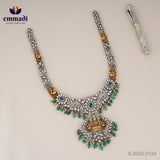 Sahana Victorian Green Long Necklace