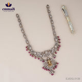 Saisha Victorian White Long Necklace