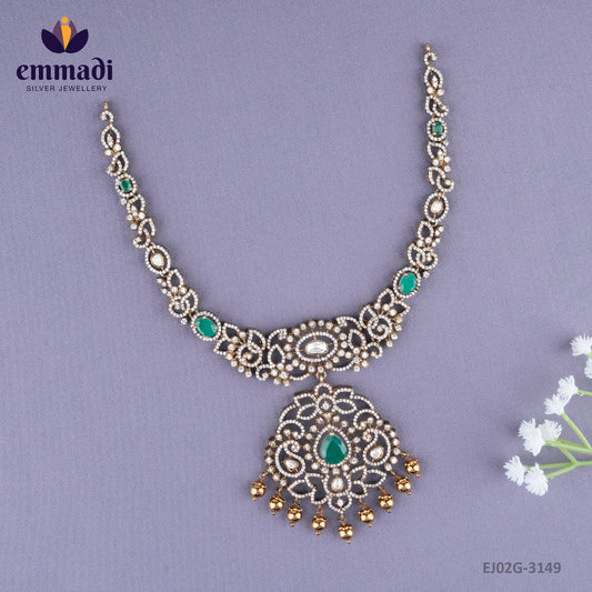 Sakuta Victorian Green Necklace