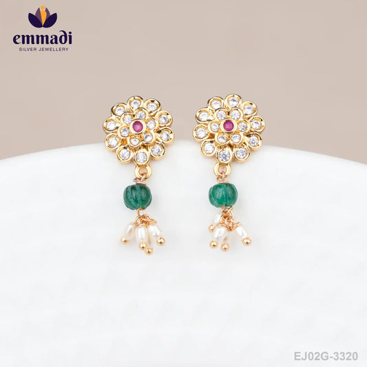Shobha Premium Antique Red Studs
