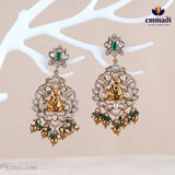Subramaniam Victorian Green Long Necklace