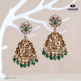 Victorian Green Necklace and Hangings by Surasa and Tarita