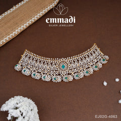 Yasoda Premium Cz Green Choker