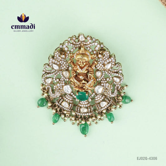 Anviksa Victorian Green Pendant